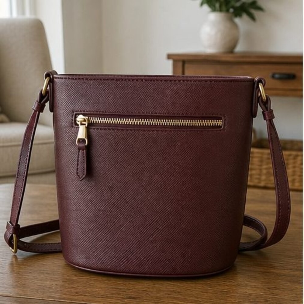 Mauve Vegan Leather Bag